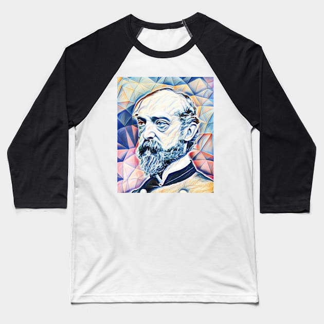 George Meade Portrait | George Meade Artwork 13 Baseball T-Shirt by JustLit